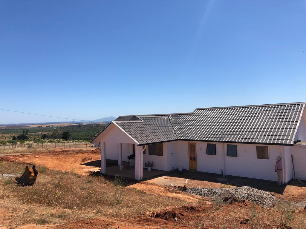 Supervisión en terreno de una obra CasasCAD — foto real